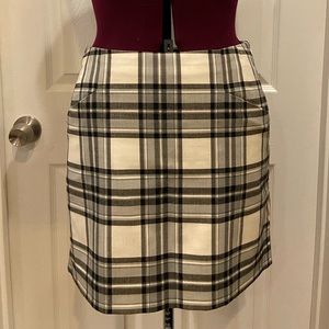 Outback Red by The Limited Plaid Mini Skirt